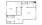 B1-1 - 1 bedroom floorplan layout with 1 bath and 708 square feet.