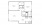 C2-1 - 2 bedroom floorplan layout with 1 bath and 873 square feet.